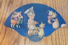 Old Vintage Cream Top Dairy  Fan Pull Idaho Falls Boise Pocatello