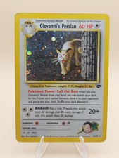 Giovanni's Persian Gym Challenge Holo Rare 8/132 Pokemon Card - 2000