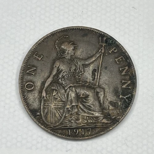 1917 George V Penny — photo from the most recent tracked eBay sale