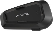 Image of Cardo Spirit HD Motorcycle Bluetooth Communication Headset - Single Pack, Black