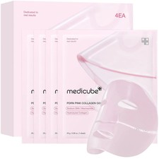 Salmon Medicube DNA PDRN Pink Collagen Jelly Gel Overnight Mask 4 Pack-NEW