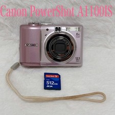 Canon Power Shot A1100IS Pink Compact Digital Camera 12.1MP 4x Zoom Tested