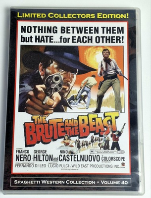 #ad The Brute And The Beast DVD Spaghetti Western Collection Wild East Franco Nero AU $49.95