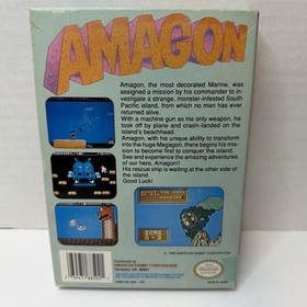 Amagon Nintendo NES Sammy Complete In Box CIB Manual Tested And Works!
