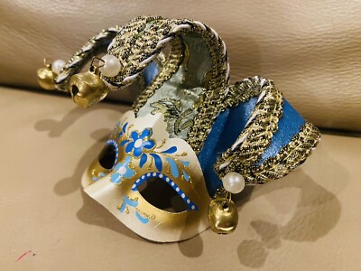 Masquerade Venetian MASK Mardi Gras Carnival 5  Christmas Ornament Venice Italy