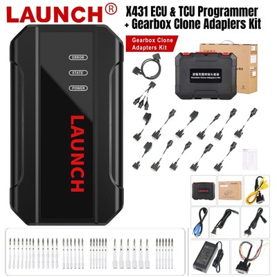 Launch X431 ECU & TCU Programmer tool & X431 X-PROG3 Gearbox Clone Adaplers Kit
