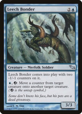 Leech Bonder 1x MtG Shadowmoor SP/NM