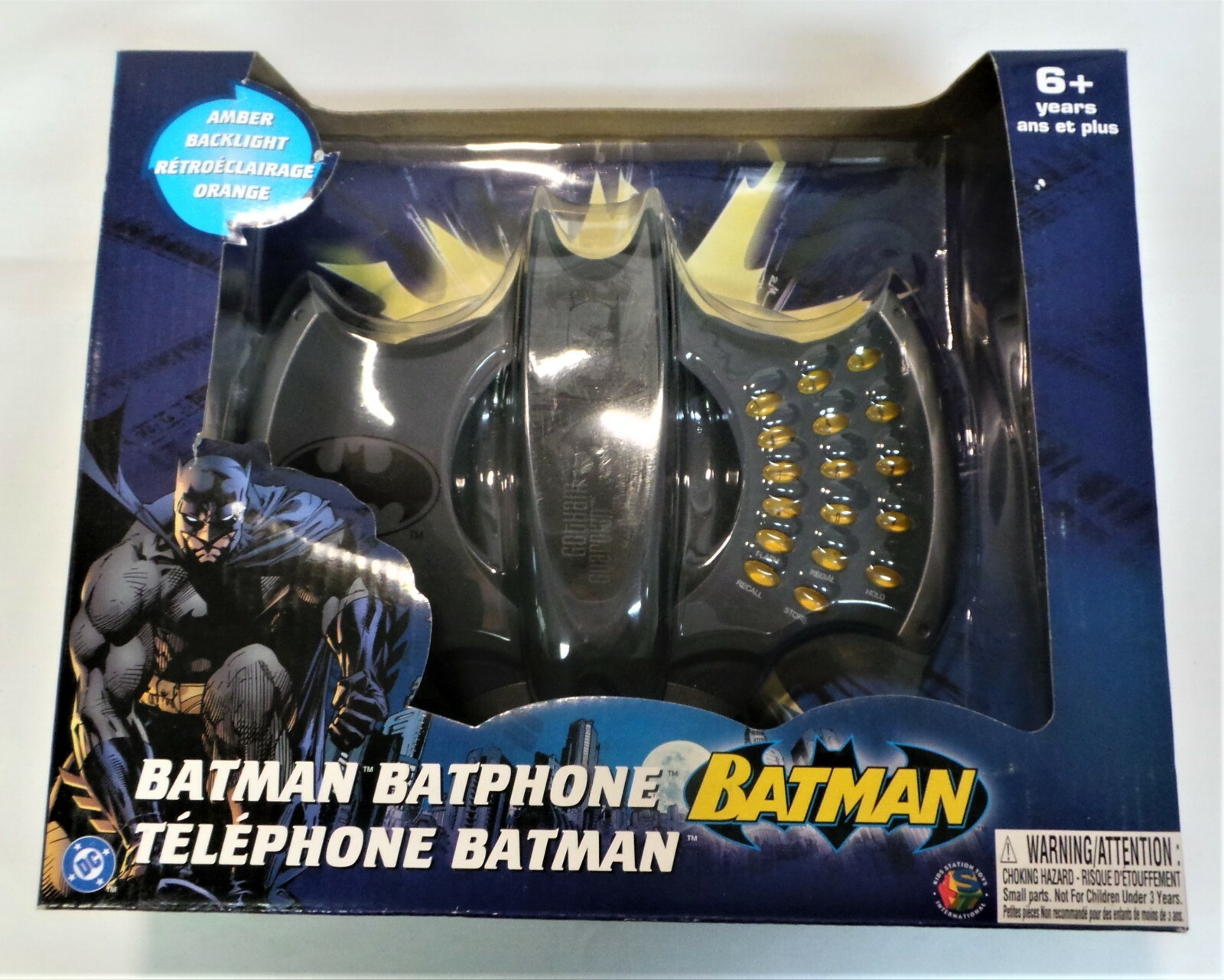 2005 BATMAN BATPHONE AMBER BACKLIGHT MIB | eBay