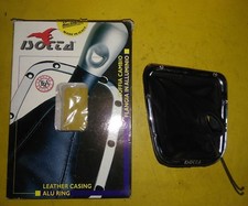 Soufflet de levier de vitesse cuir noir et cadre alu ISOTTA pour BMW E46