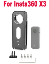For Insta360 X3 Camera Accessories Aluminum Alloy Protective Cage Housing Frame