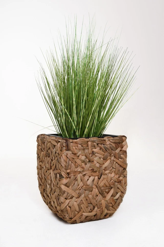 VIVANNO Pflanzkübel Pflanzgefäß Blumentopf Wasserhyazinthe WILD 50/40/30 Natur - Bild 3 von 4