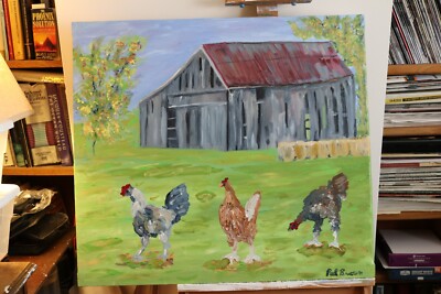 Oil Painting on canvas, 33'' x 30''
