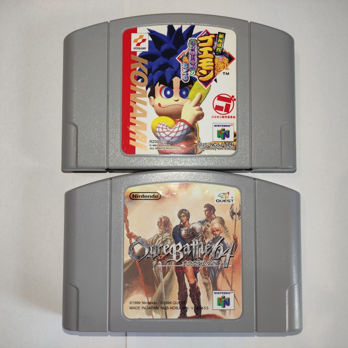 Tactics Ogre Ganbare Goemon (Mystical Ninja) Nintendo 64