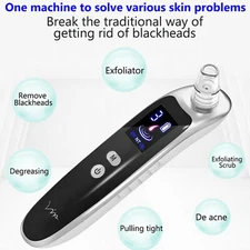 1x Electric Skin Care Facial Pore Cleanser Blackhead Acne Vacuum Remover US