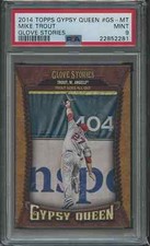Mike Trout 2014 Topps Gypsy Queen Glove Stories PSA 9 MINT 