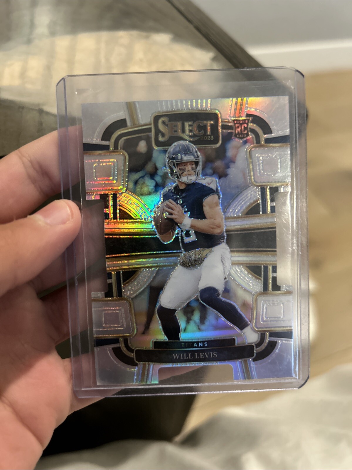 2023 Panini Select - Concourse Silver Prizm Die-Cut #96 Will Levis (RC)