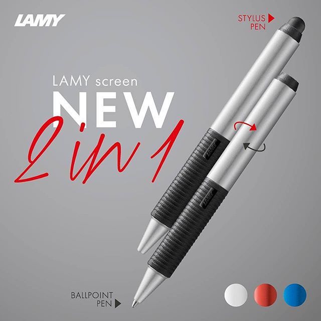 Lamy Screen in Ball Point Pen Red L636RD (Pen and Stylus