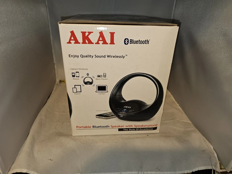 Lot#A: 1-Akai Bluetooth Speaker - Image 2 of 4