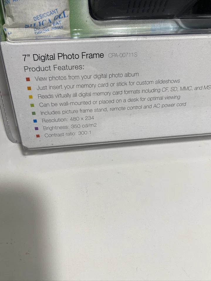 Polaroid Simplicity 7" Digital Picture Frame & Remote CPA-00711S - Sealed in Box - Image 3 of 4