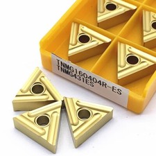 10Pcs 60 TNMG160404R-ES TNMG331R-ES 16mm CNC Carbide Turning Insert,For Steel