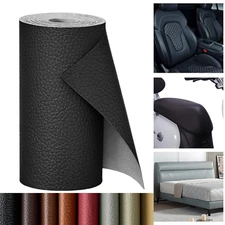 Self Adhesive Vinyl Faux Leather Fabric Repair Patch Kit for Car seat Sofas