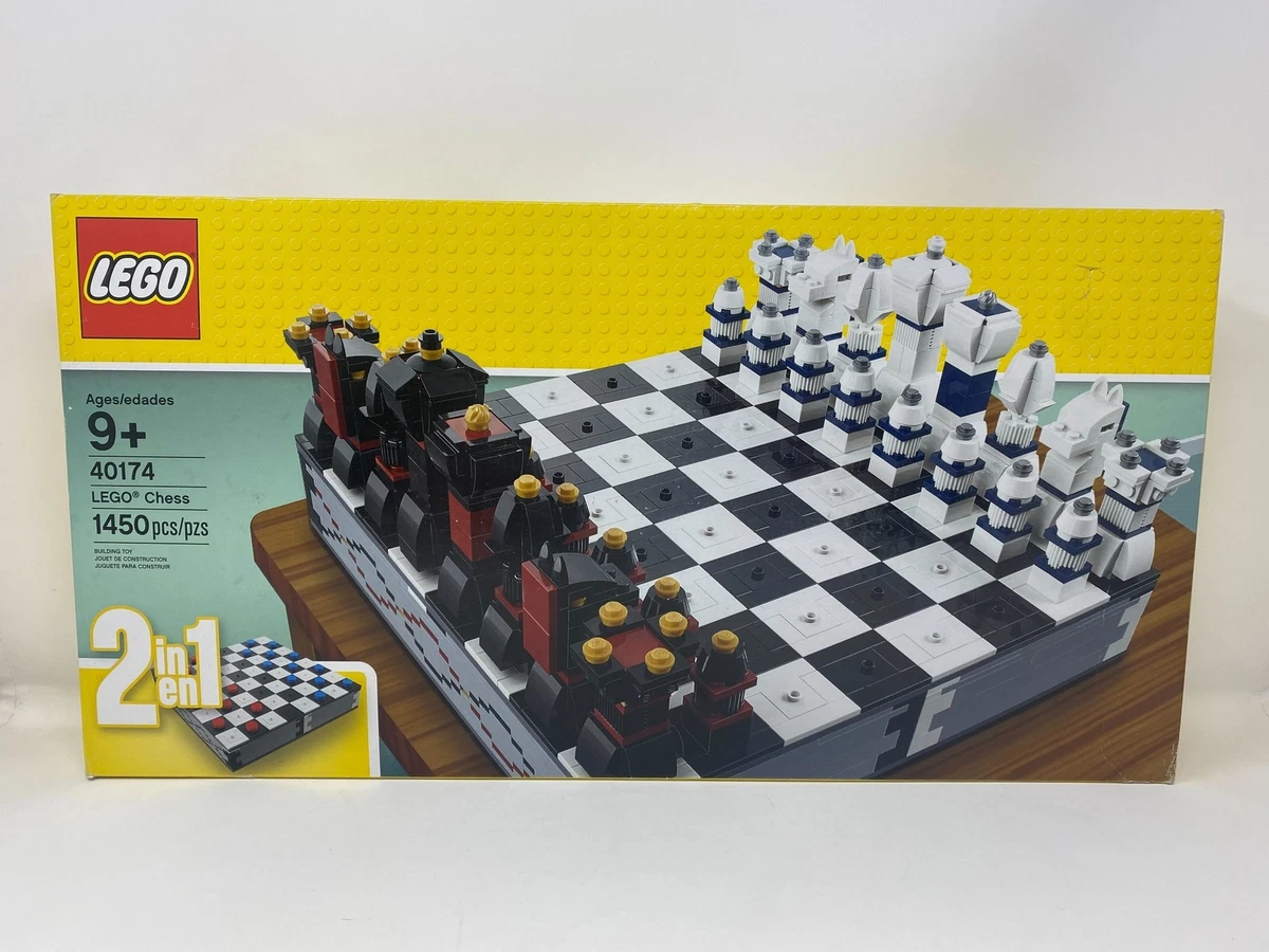 LEGO Lego 2 in 1 Iconic Chess and Checkers Set AGES 9