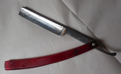 Vintage Gold Bug A Witte Germany Full Concaved Red Celluloid Straight ...