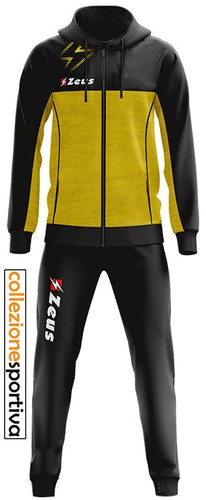 TUTA UOMO/DONNA ZEUS OLYMPIA TRAINING SPORTIVA OLIMPIA RELAX col.  giallo/nero | eBay