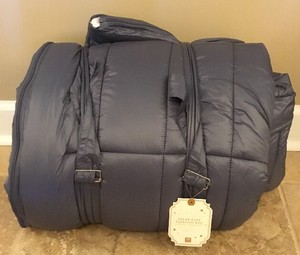 New Pottery Barn Teen Polar Puff Sleeping Bag Navy Ebay