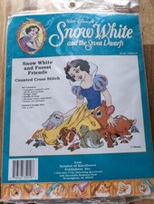 Walt Disney SNOW WHITE AND FOREST FRIENDS Counted Cross Stitch KIT 35010