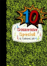 Someone Special Notebook Designer Greetings Age 10 / 10th Birthday Card