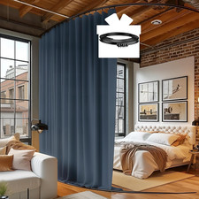 Room Divider Curtains with Ceiling Track, 95 Blackout Heavy Track Ceiling Curta