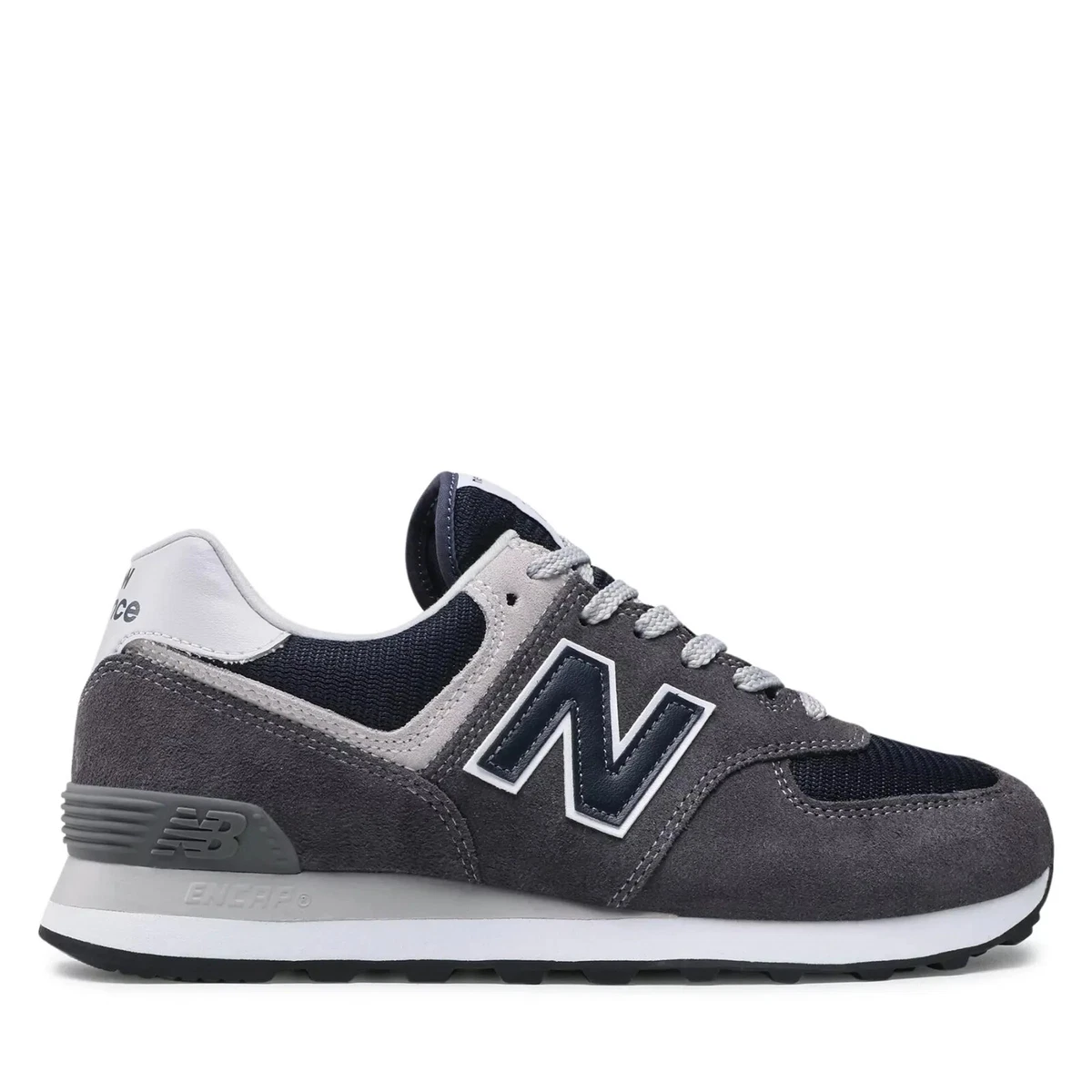 New Balance NB574 Men Lifestyle Sneakers Shoes New Grey White ML574EI2 |