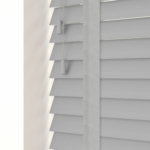 NewEdgeBlinds PVC Faux Wooden Tapes Venetian Blind Grained 50mm Made To Measure - Picture 4 of 47