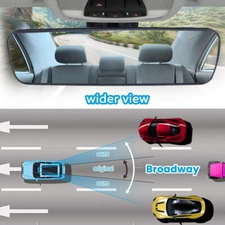 Car Interior Rear View Mirror Wide-angle 360°Rotates Adjustable Mirror Universal