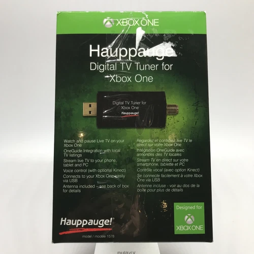Hauppauge Digital TV Tuner for Xbox One 1578 Video Capture Black