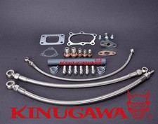 Kinugawa Turbo Oil Water Line Kit For Nissan Rb25det Skyline Stock T3