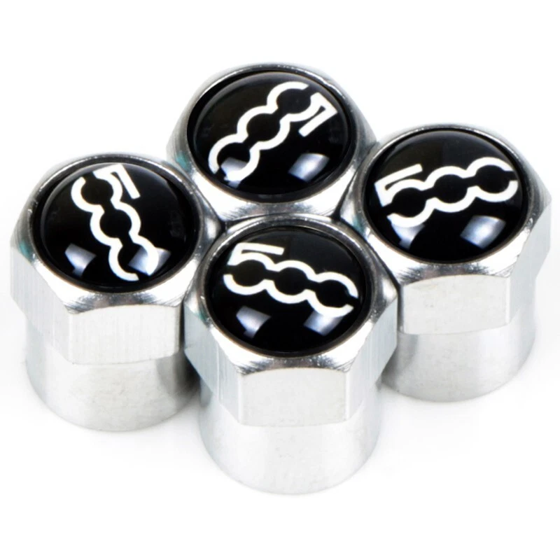FIAT500 Wheel Tyre Valve Caps x 4. 500 500C 500X 500e ABARTH - Изображение 2 из 3