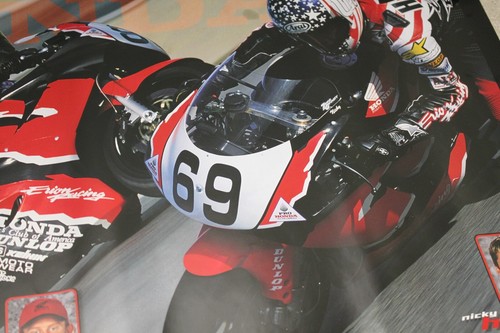 SIGNED Kurtis Roberts Erion Racing Nicky Hayden Team Honda Poster Shop Sign 7597 - Picture 9 of 9