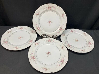 Mikasa ''VERSAILLES''  Pattern #9344 ~ Set of 4 ~ Dinner Plates ~ 10 3/8''