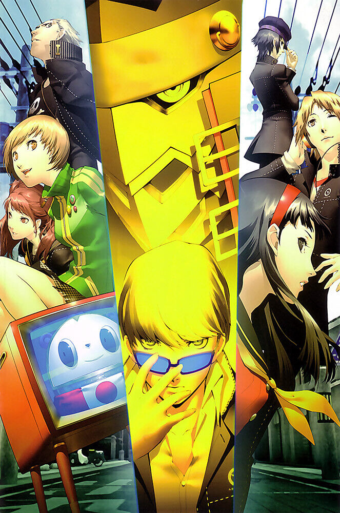 Persona IV 4 Golden FES PS4 PS2 PS3 Vita Premium POSTER MADE Persona IV 4 Golden FES PS4 PS2 PS3 Vita Premium POSTER MADE