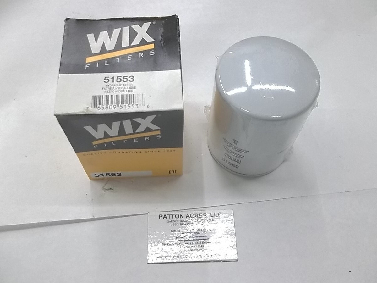 Hydraulic Filter 51553 for Wix for Exmark Lazer Z XS XP DS Series