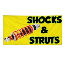 Vinyl Banner Multiple Sizes Shocks  Struts Advertising Printing M Automotive