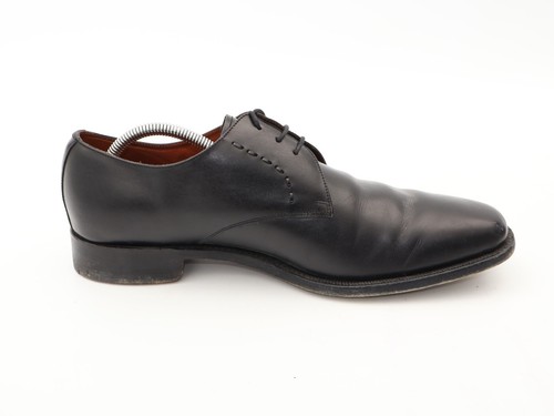 Barker Russell & Bromley Shoes Formal Derby Leather Black Size UK 9.5 - Picture 6 of 8