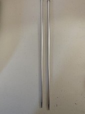 Boye knitting needles sz 8, 14  long alunimum made in USA silver