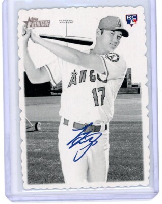 大谷翔平 2018 TOPPS HERITAGE '69 DECKLE 2018 Topps Heritage Baseball Deckle Edge Rookie #1 Shohei