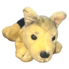 FAO SCHWARZ 5th Avenue German Shepherd Stuffed Animal Plush Dog 10  Inches VTG