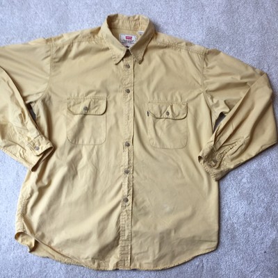 Mens Vintage Levis Shirt XL 90's Baggy 