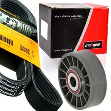 CONTITECH 6PK2030 Keilrippenriemen + Rolle für MERCEDES-BENZ W124 W201 S124