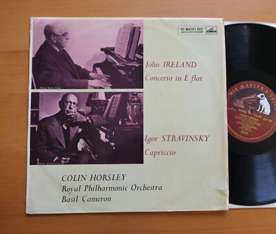 Colin Horsley *SIGNED* John Ireland Piano Concerto Stravinsky Capriccio CLP 1182